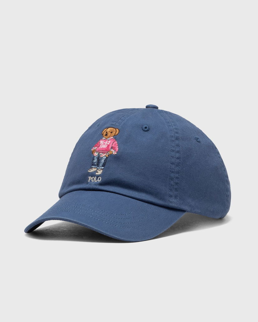 Кепка Polo by Ralph Lauren Polo Ralph Lauren Bear Embroidered Chino Baseball Cap Синій | 710963777001
