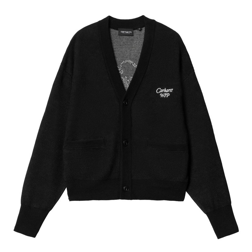Cветр Carhartt WIP Black Harttbreaker Cardigan чорний | I034390_9