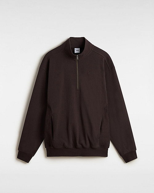 Cветр Vans Premium Van D Half Zip Sweatshirt, Size L Коричневий | VN000MEKY7U