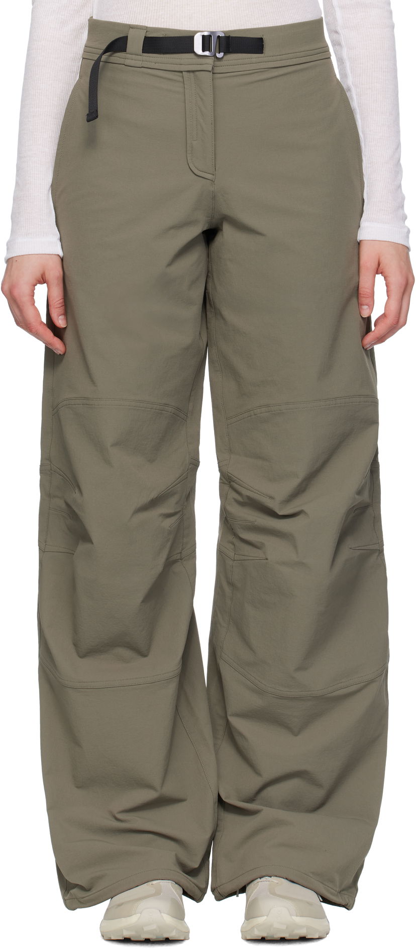 Штани ROA ROA Shaped Knee Sport Pants Зелений | RBWW016FA08