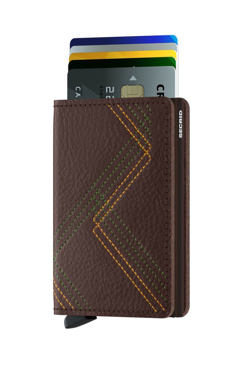 Гаманець Secrid Leather Wallet Коричневий | SSt.LineaEspresso