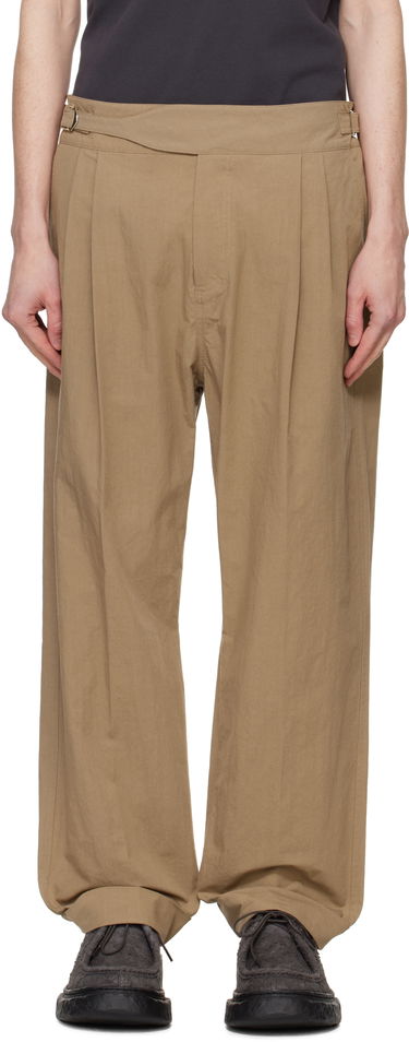 Штани Craig Green Craig Green Double Pleat Trousers Коричневий | CGSS25CWOTRS80, 0