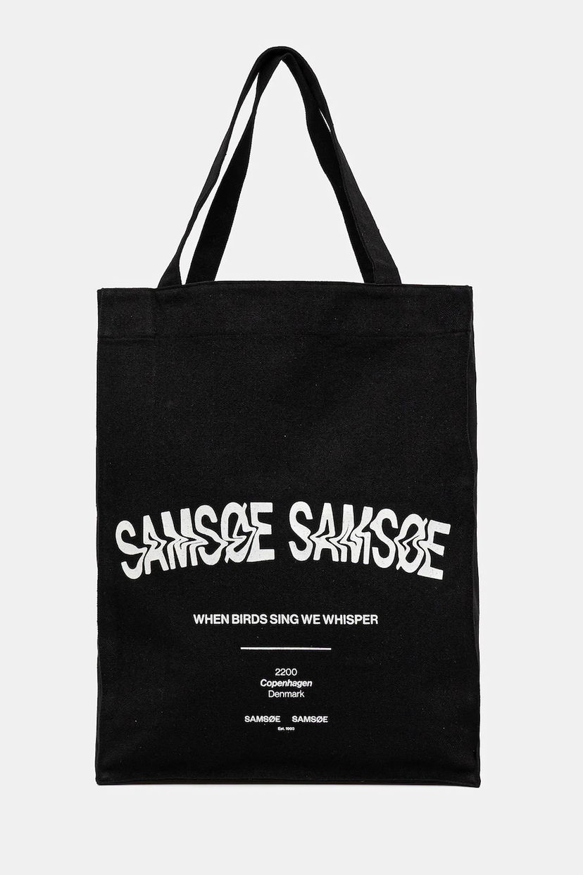 сумка-тоут Samsoe Samsoe Samsoe Samsoe SAPRINT Tote Bag чорний | U25200001