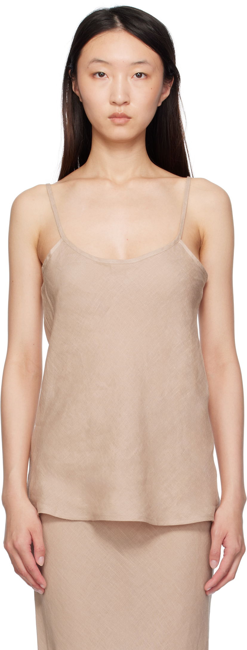 Безрукавка Baserange Baserange Dydine Linen Camisole бежевий | TODY-LI-SU25