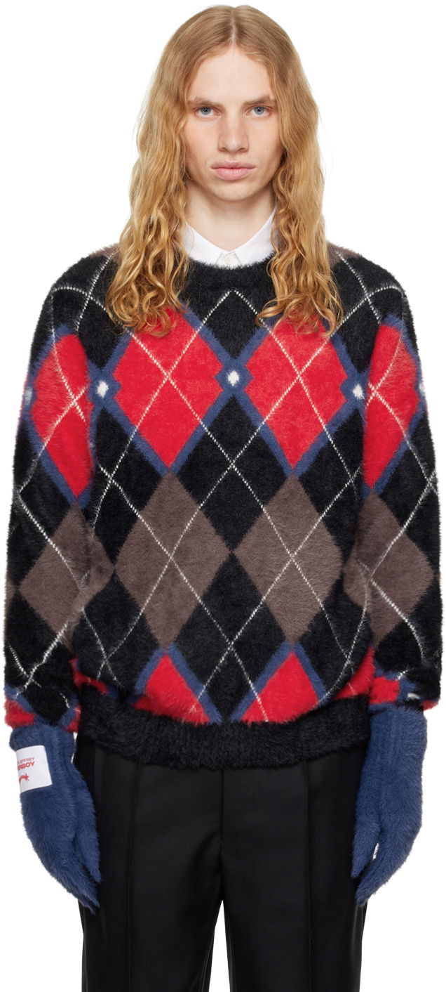 Cветр Charles Jeffrey Loverboy Fluffy Gloves Sweater Різнокольоровий | 42090301