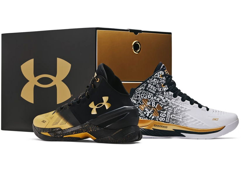 Баскетбол Under Armour Curry 1 & 2 Back 2 Back MVP Unanimous Pack (2023) (2 Pairs) Різнокольоровий | 3028431-001