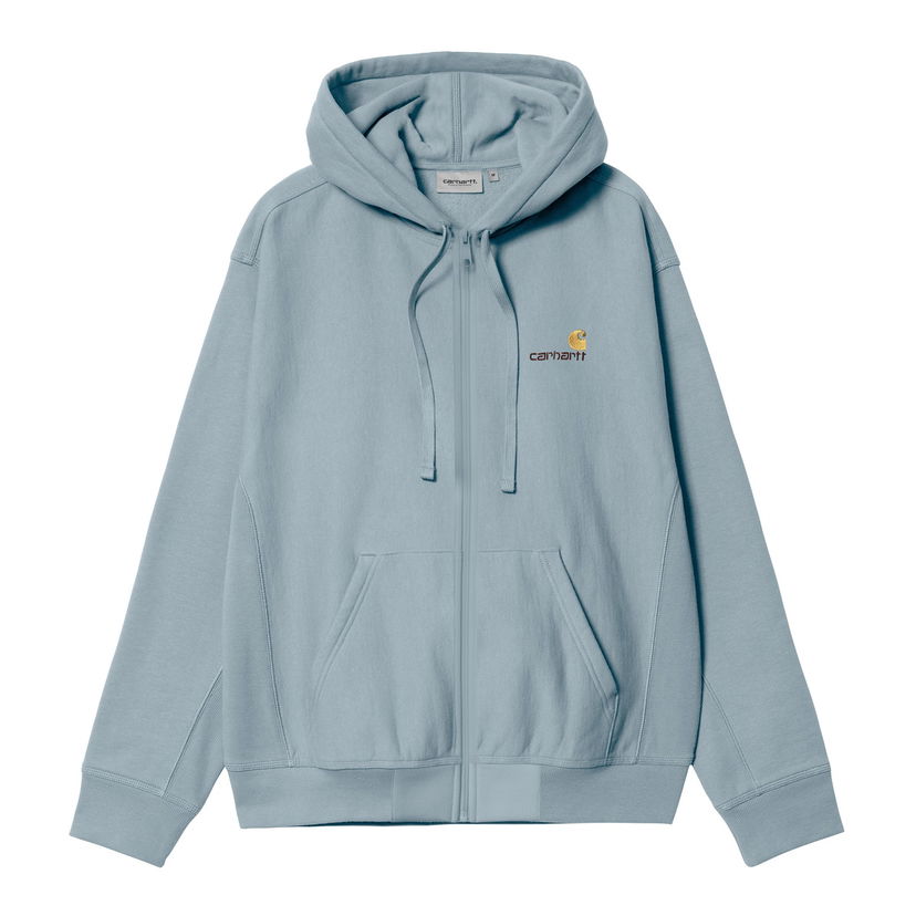 Світшоти Carhartt WIP American Script Hoodie Jacket Синій | I033063_0F4_XX