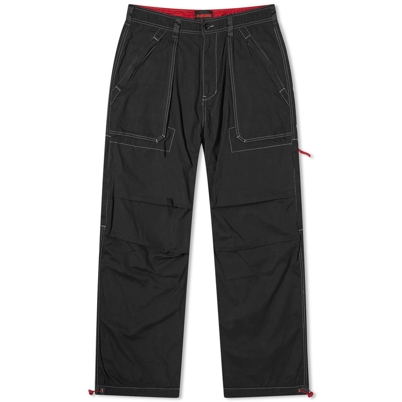 Штани Pleasures Public Utility Pants чорний | P24SP038-BLACK