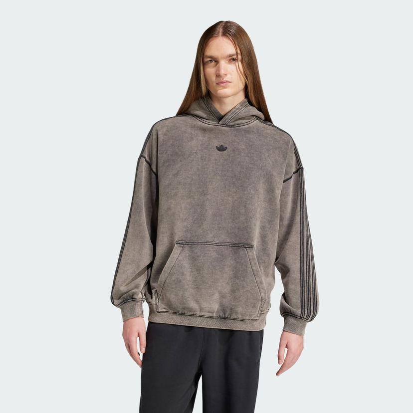 Світшоти adidas Performance Premium Essentials Retro Washed Hoodie Сірий | JD0245