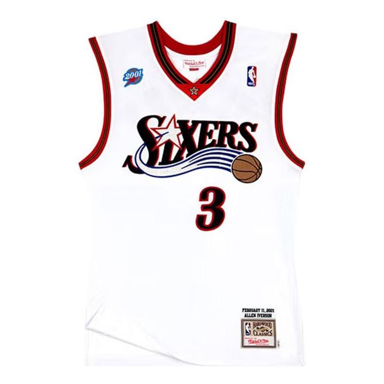 Джерсі Mitchell & Ness Mitchell & Ness NBA 76ers Basketball Jersey білий | AJY4CP19163-P76WHIT01AIV