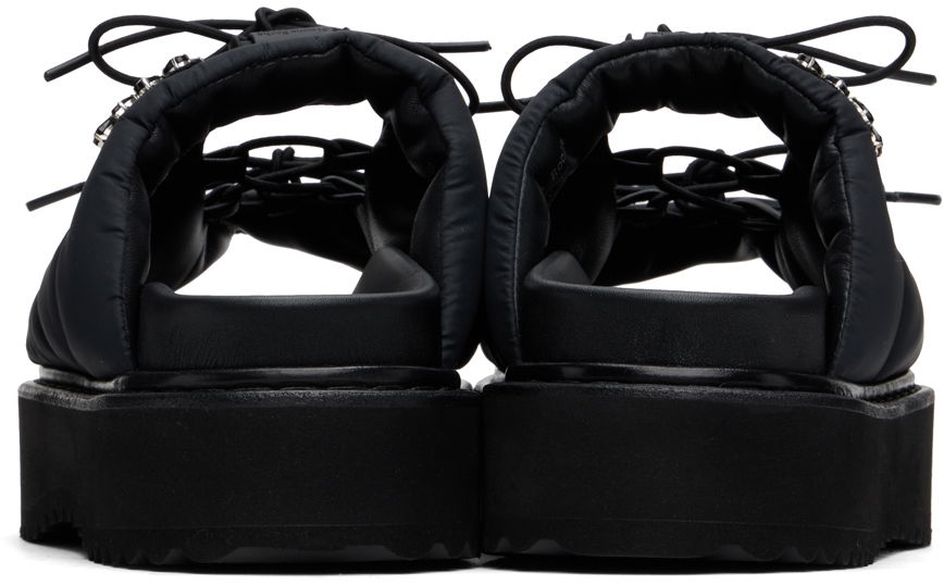 Аксесуари Simone Rocha Simone Rocha Platform Ghillie Sandals чорний | SLD50B 0798, 1