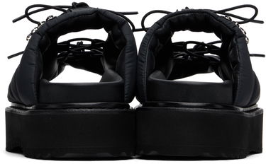 Аксесуари Simone Rocha Simone Rocha Platform Ghillie Sandals чорний | SLD50B 0798, 1