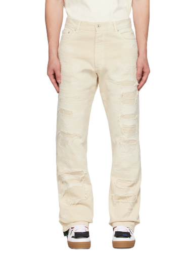 Джинси HERON PRESTON Regular 5-Pockets Jeans білий | HMYA011F23FAB0010400