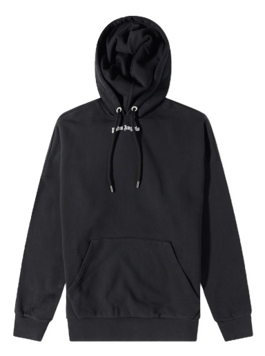 Світшоти Palm Angels Logo Popover Hoody чорний | PMBB036C99FLE0031001