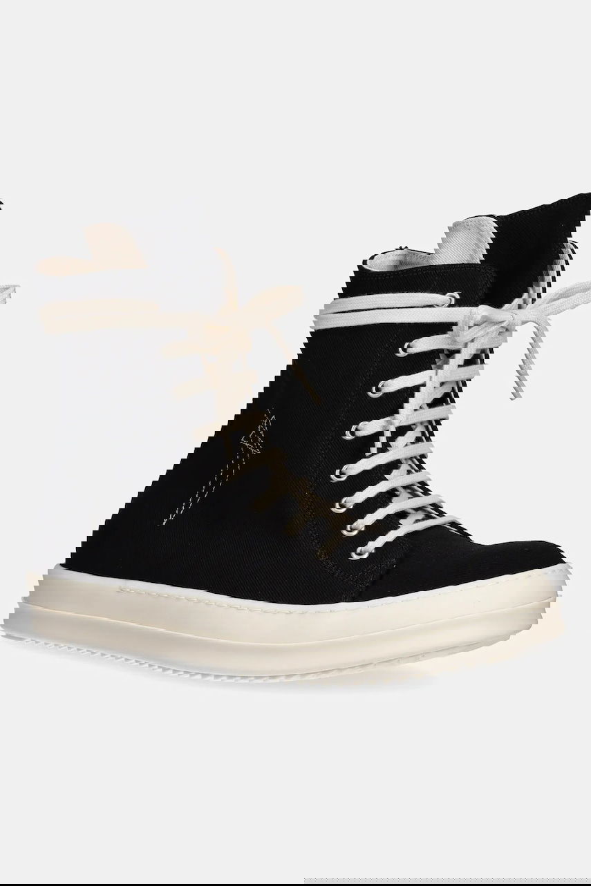 Кросівки та взуття Rick Owens Rick Owens DRKSHDW Vegan High-Top чорний | DU02E7807.DOEM8, 0