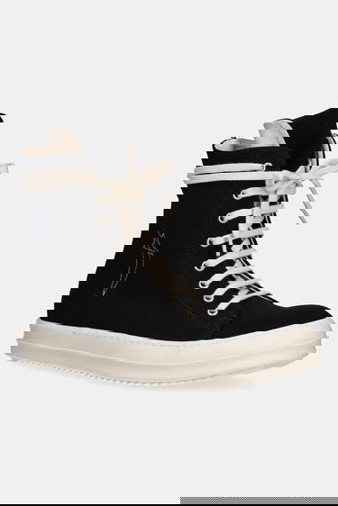 Кросівки та взуття Rick Owens Rick Owens DRKSHDW Vegan High-Top чорний | DU02E7807.DOEM8, 0