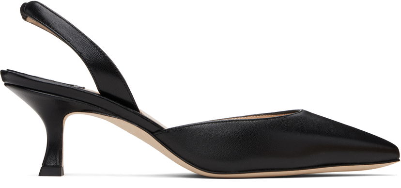 Ювелірні вироби Manolo Blahnik Manolo Blahnik Carolyne Slingback Pumps чорний | 9XX-0478