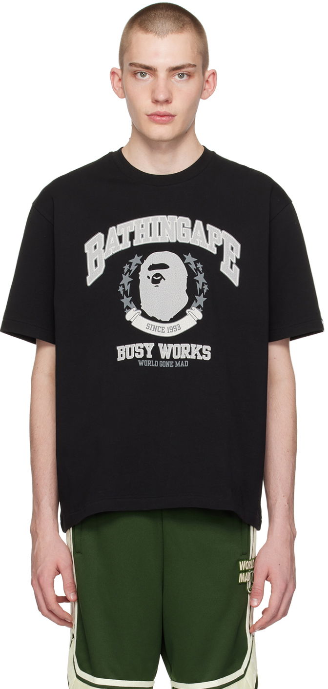 Футболка BAPE Relaxed-Fit T-Shirt чорний | 001TEK301335M