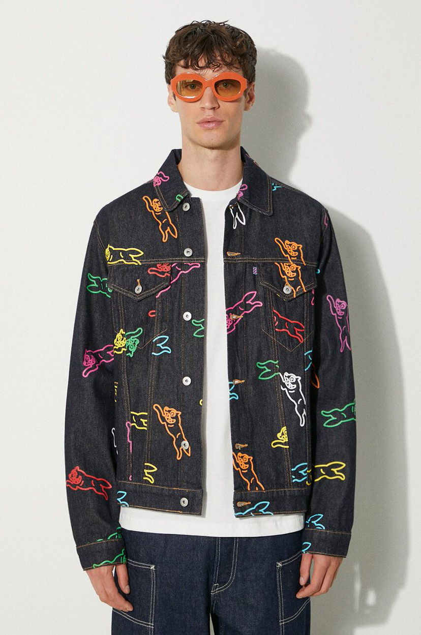 Куртка BBC IceCream ICECREAM Running Dog Denim Trucker Jacket темно-синій | IC24245