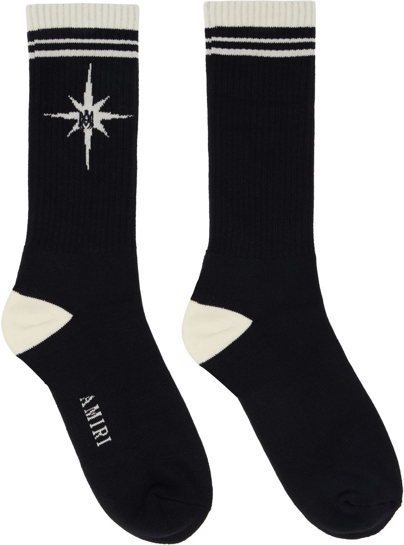 Шкарпетки AMIRI AMIRI Starburst Socks чорний | AMACSK1021