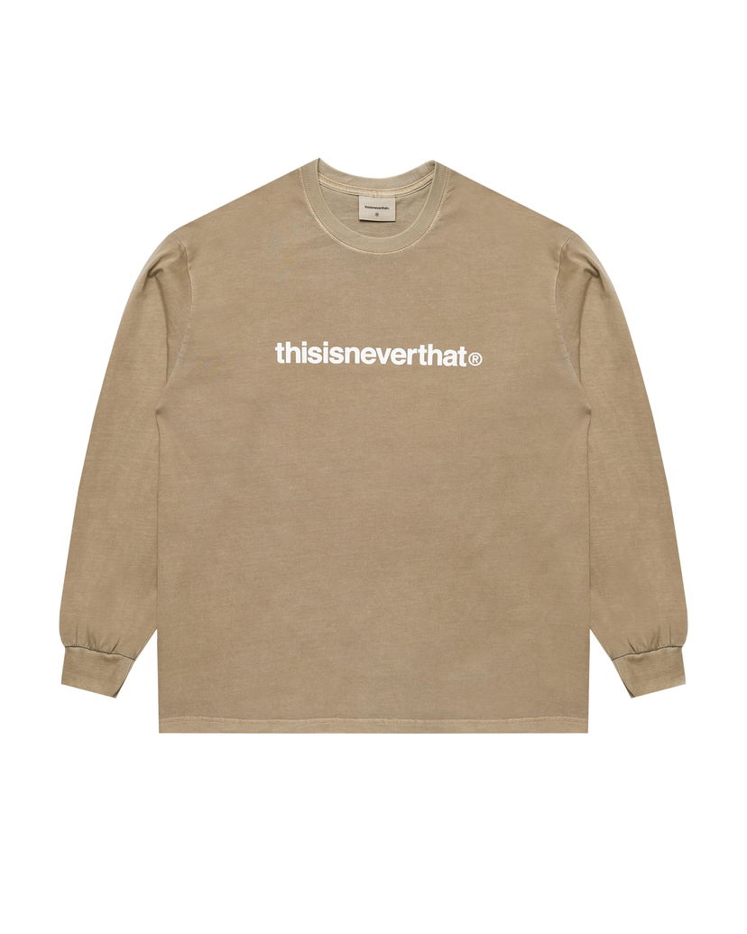 Футболка thisisneverthat Long Sleeve Graphic T-Shirt бежевий | TN243TTSLT02-COF
