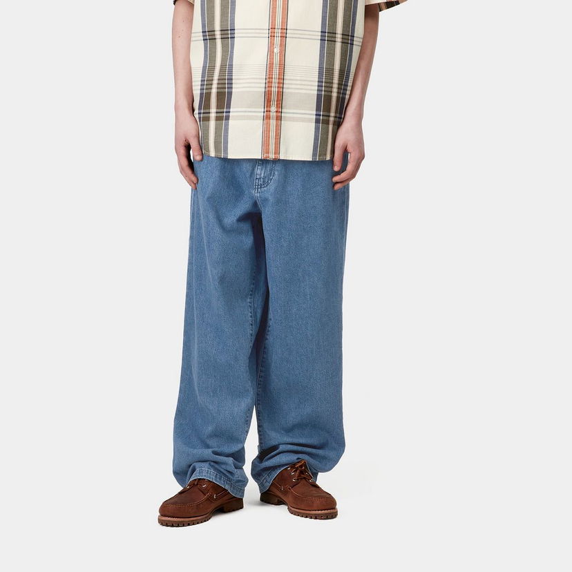 Джинси Carhartt WIP Carhartt WIP Lucas Loose Fit Jeans Синій | I035245_9