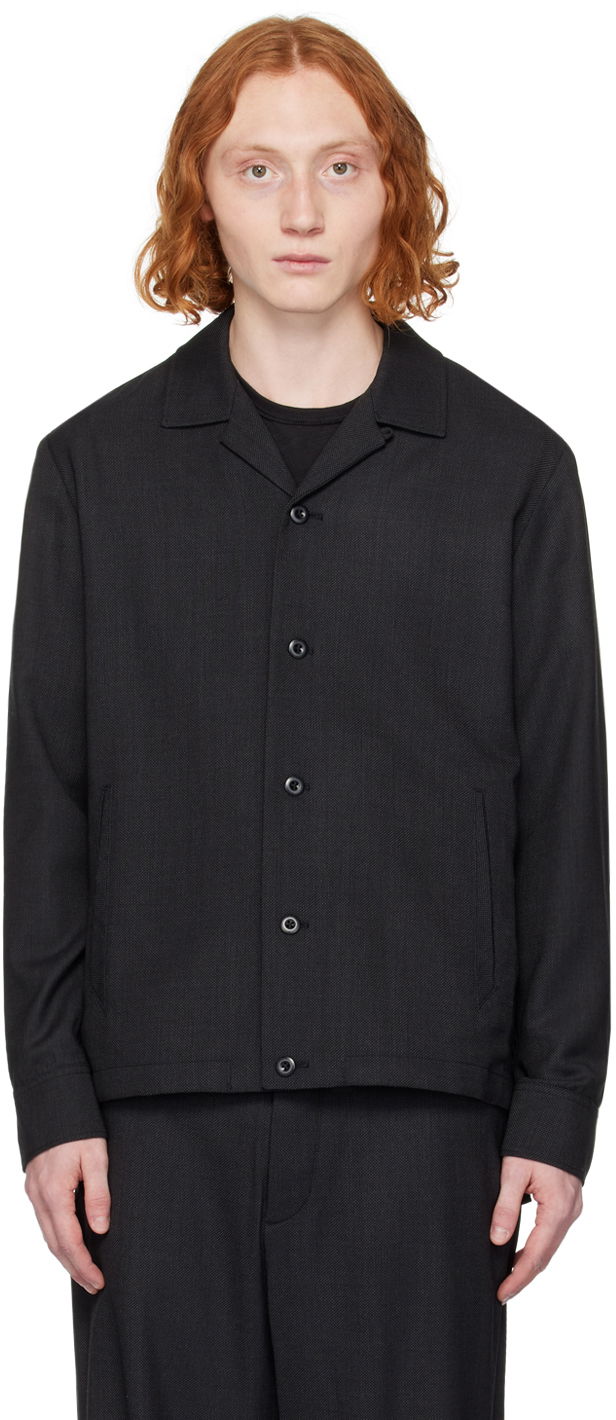 Куртка rag & bone Finlay Button-Up Shirt Jacket чорний | MBW23H2402LWML