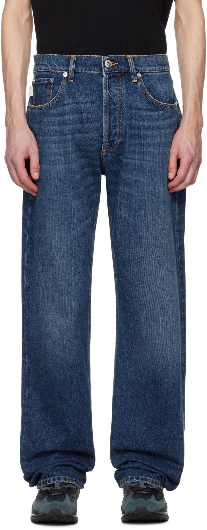 Джинси LANVIN Lanvin Straight-Leg Jeans Синій | RM-TR0147-D086-P25