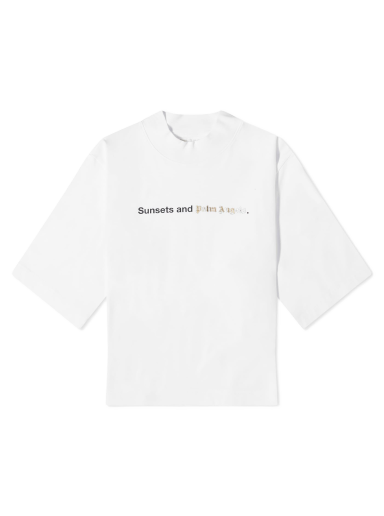 Футболка Palm Angels Sunsets T-Shirt білий | PWAA020F23JER0020110