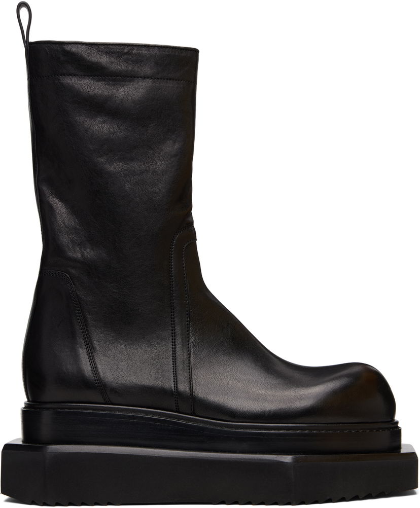 Кросівки та взуття Rick Owens Rick Owens Concordians Zipped Turbo Cyclops Boots чорний | RU02E1873 LGY