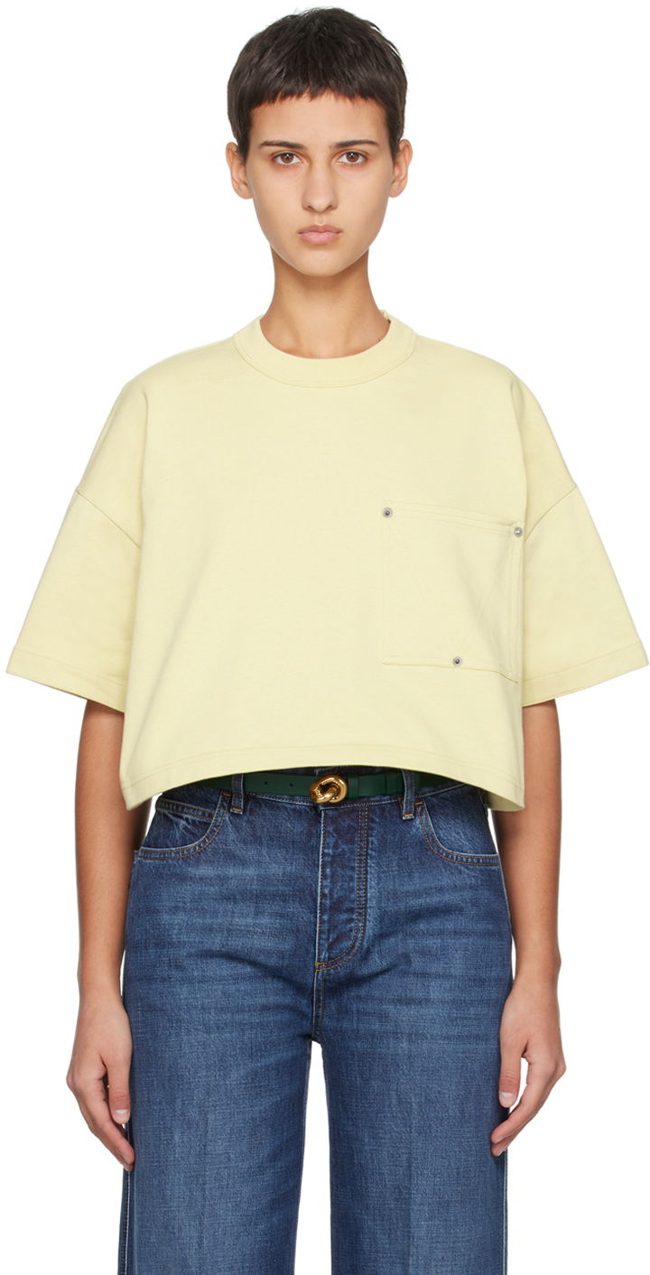 Футболка Bottega Veneta Relaxed T-Shirt Жовтий | 777597 VKLZ0