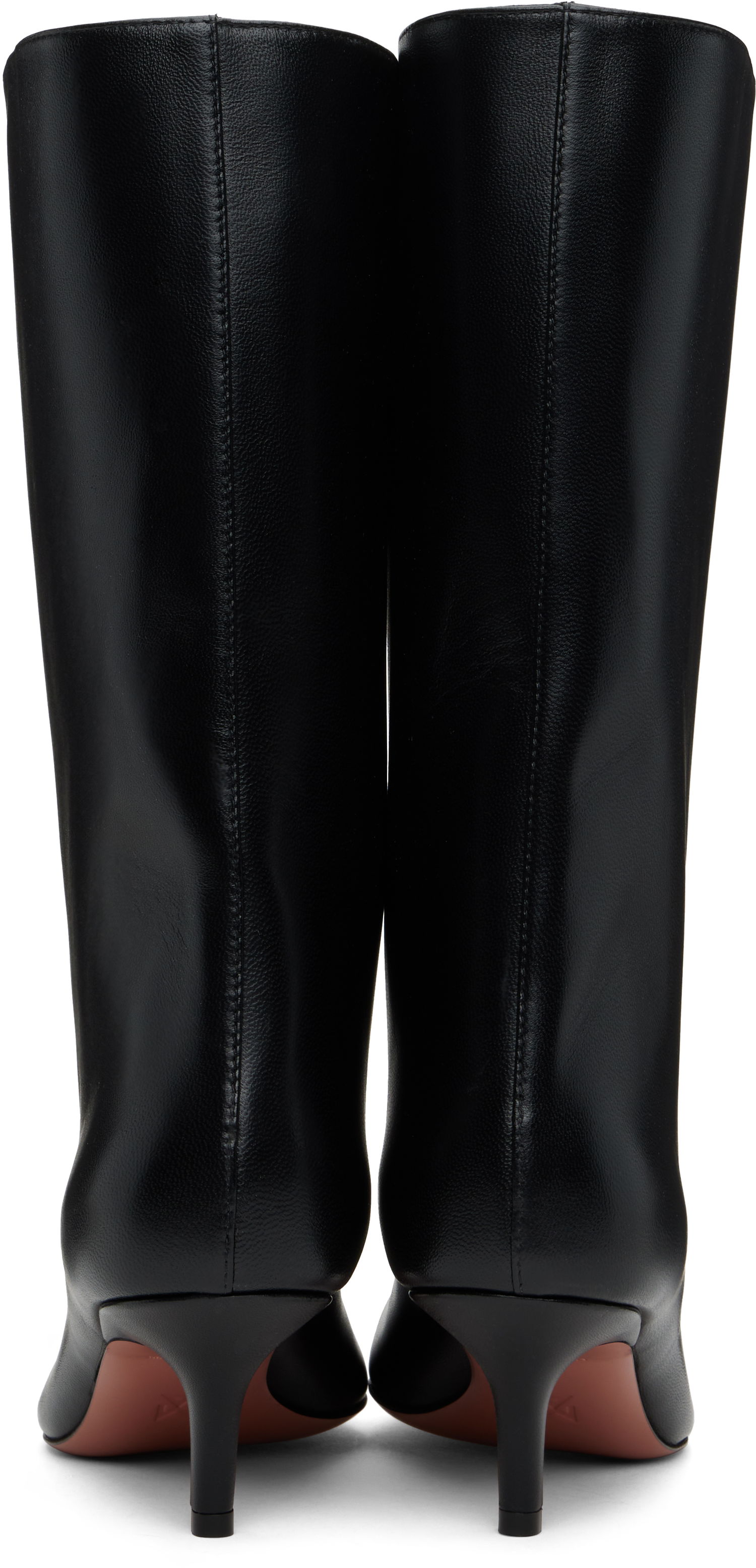 Догляд за взуттям Amina Muaddi Amina Muaddi Fiona 60 Kitten Heel Boots чорний | FIONA BOOT NAPPA, 1