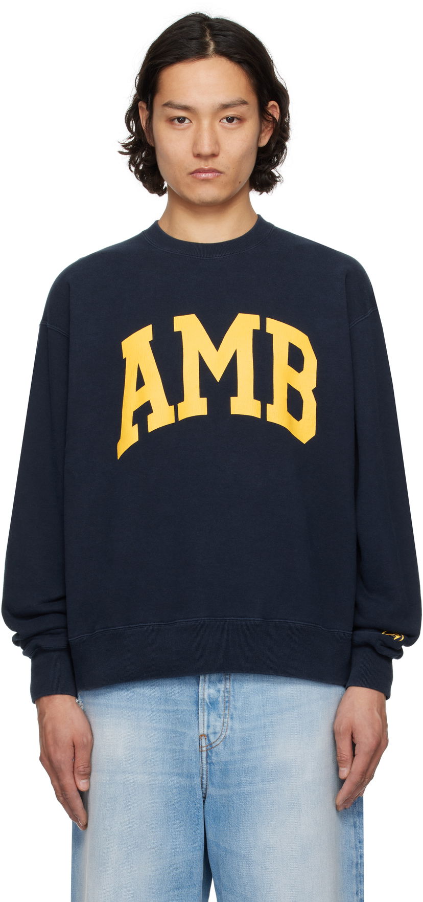 Світшоти Ambush AMBUSH 'AMB' Graphic Sweatshirt темно-синій | 12115332