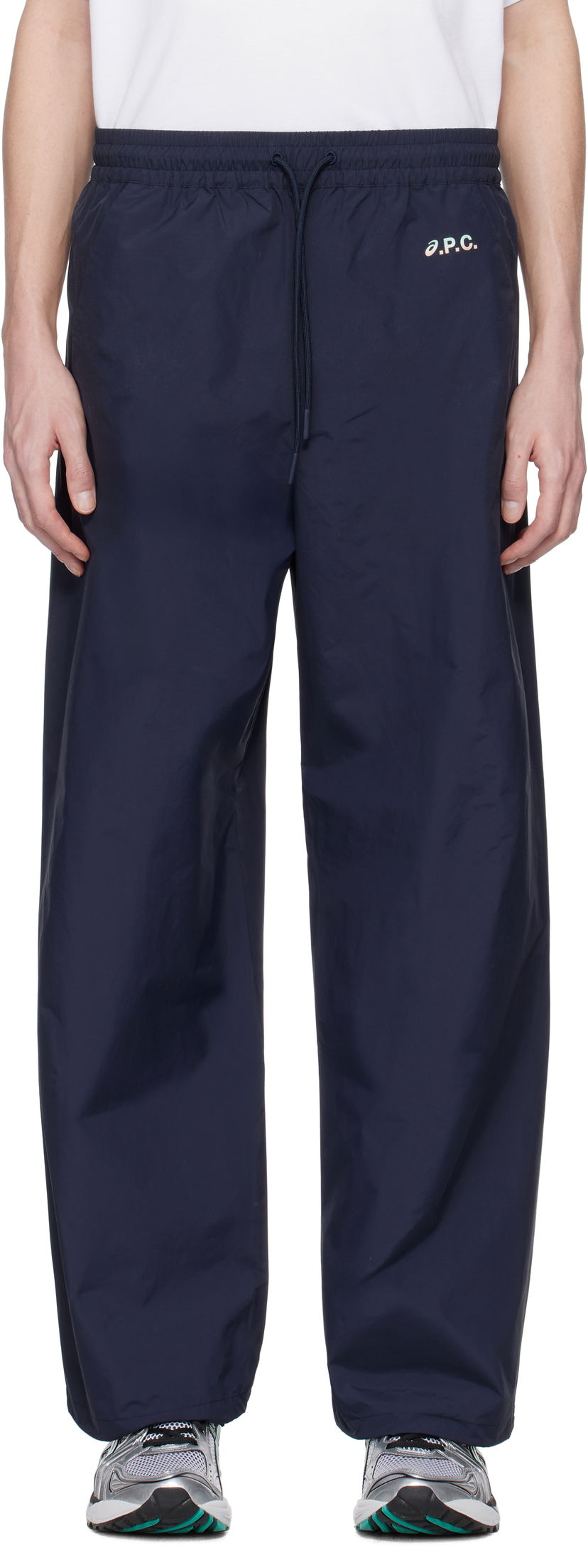 Спортивні штани A.P.C. ASICS Edition Haze Trousers темно-синій | PSAKM-M08478
