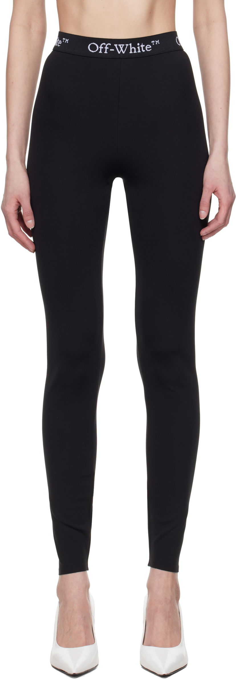 Легінси Off-White Off-White Logo Band Sport Leggings чорний | OWVV003S25JER0011000