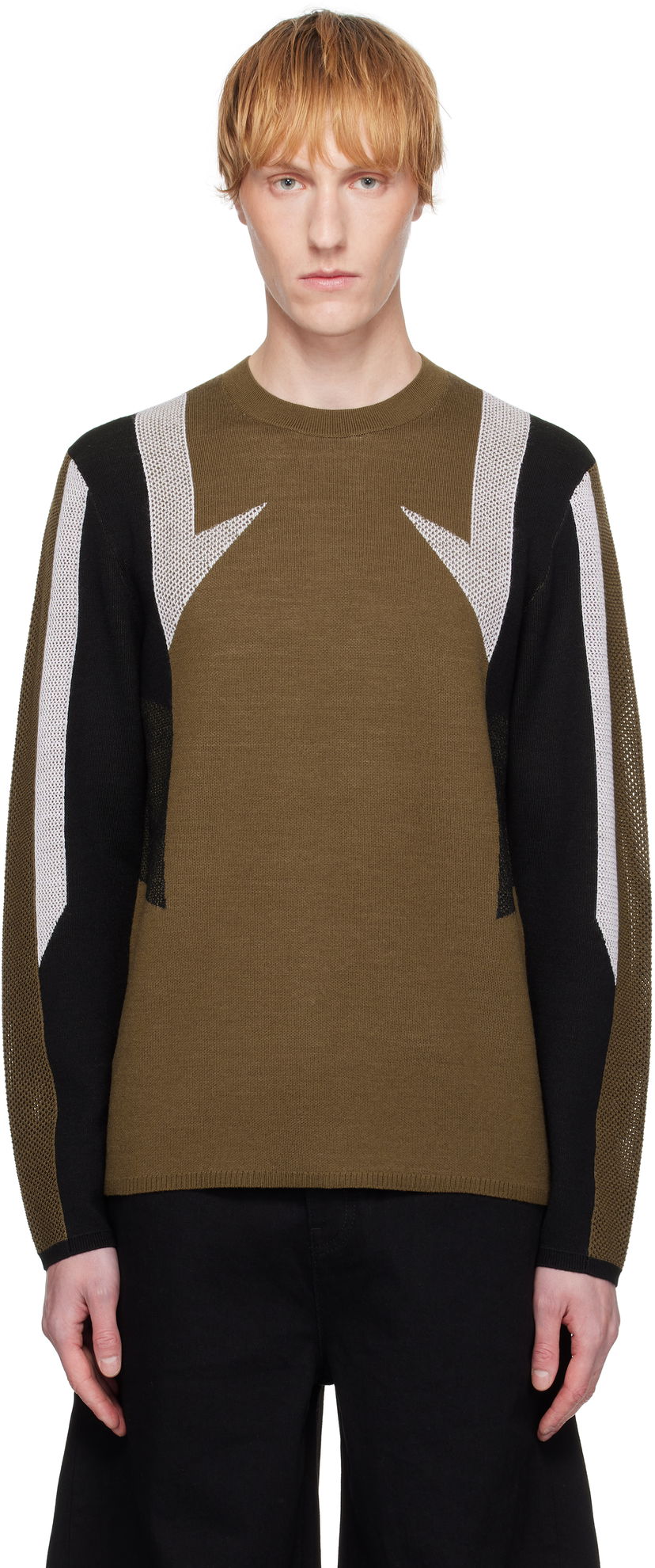 Cветр Helmut Lang Helmut Lang Sport Knit Sweater Зелений | P01HM702
