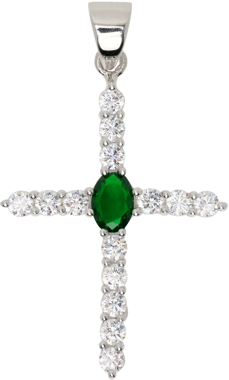 Кольє VEERT VEERT 'The Small Cross' Pendant Металік | SPD1351-WG