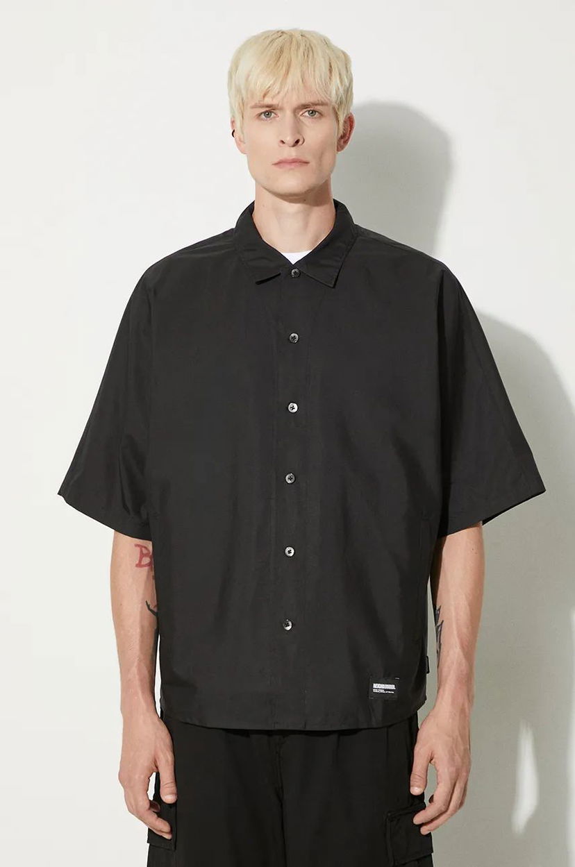 Сорочка Neighborhood Shirt With Classic Collar чорний | 241AQNH.SHM05