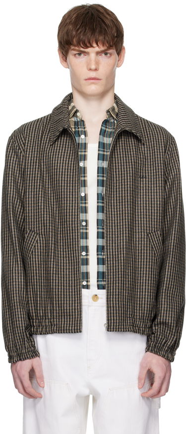 Куртка A.P.C. A.P.C. Gilbert Houndstooth Zip Jacket Коричневий | WOASP-M32018, 0