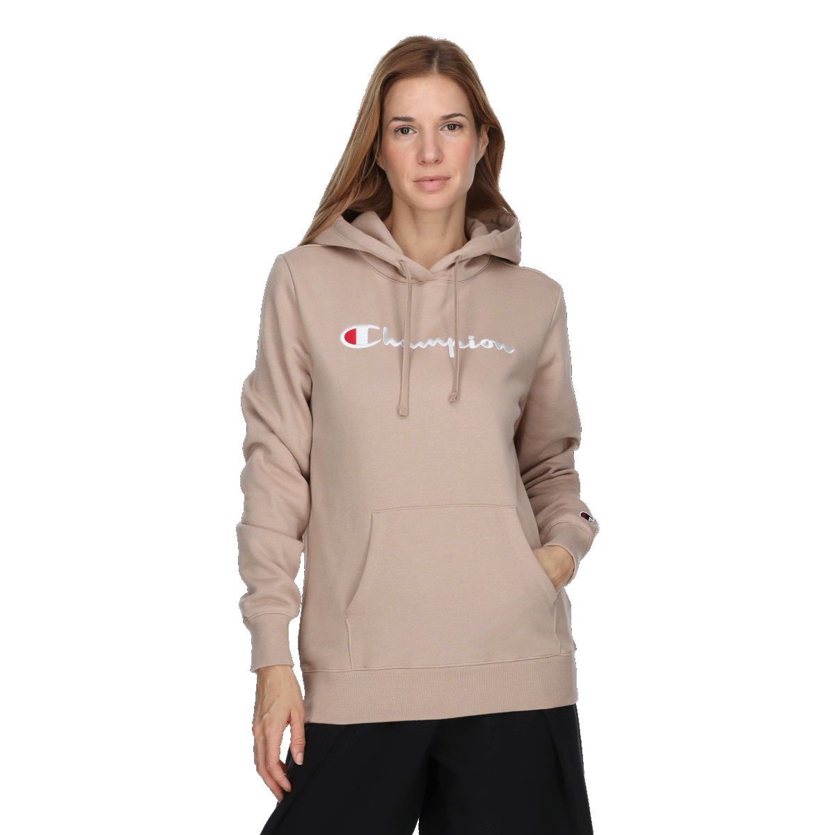 Світшоти Champion Pullover Hoodie with Drawstrings and Kangaroo Pocket бежевий | 117529-MS079, 0