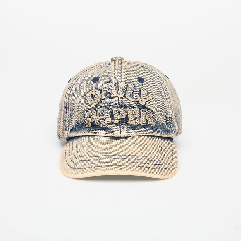 Кепка DAILY PAPER Daily Paper Dias Arch Stack Denim Baseball Cap Синій | 2511168