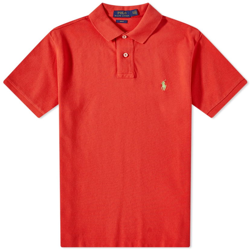 Сорочка поло Polo by Ralph Lauren Ralph Lauren Slim Fit Polo Червоний | 710536856323