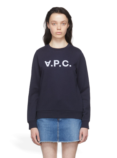 Світшоти A.P.C. Cotton темно-синій | COECQ-F27644