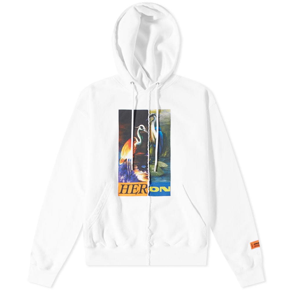 Світшоти HERON PRESTON Regular Split Hoodie білий | HMBB021F21JER0010122, 0