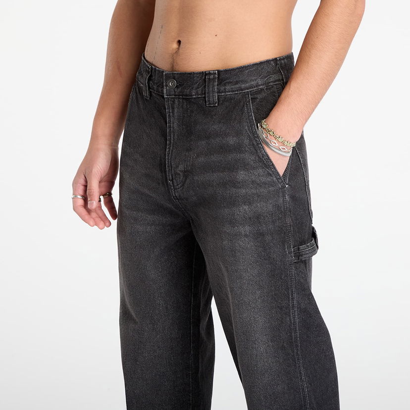 Джинси Dickies Carpenter Loose Straight Stevensville Jeans чорний | 0A863T-BLACK-WSH-FADED