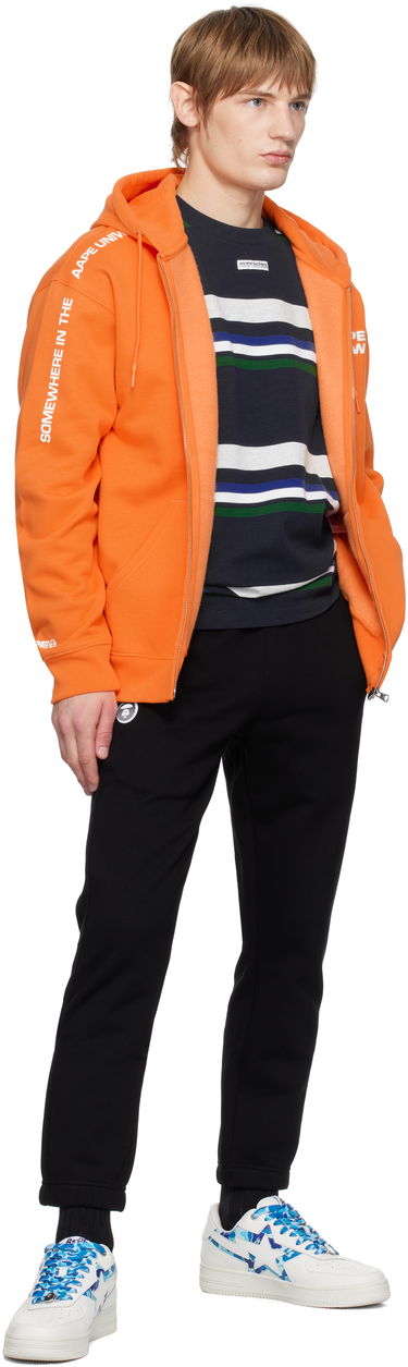 Спортивні штани AAPE by A Bathing Ape AAPE by A Bathing Ape Main Sweatpants чорний | AAPPTMB638XXNBKX, 3