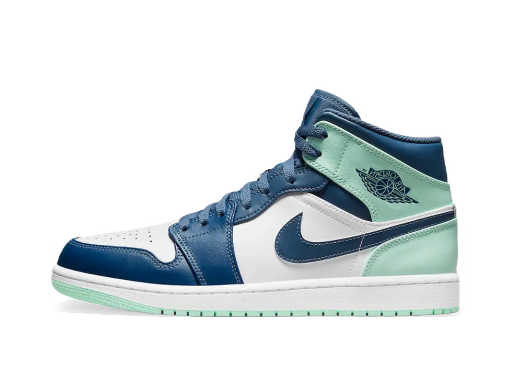 Кросівки та взуття Jordan Air Jordan 1 Mid "Blue Mint" Синій | 554724-413