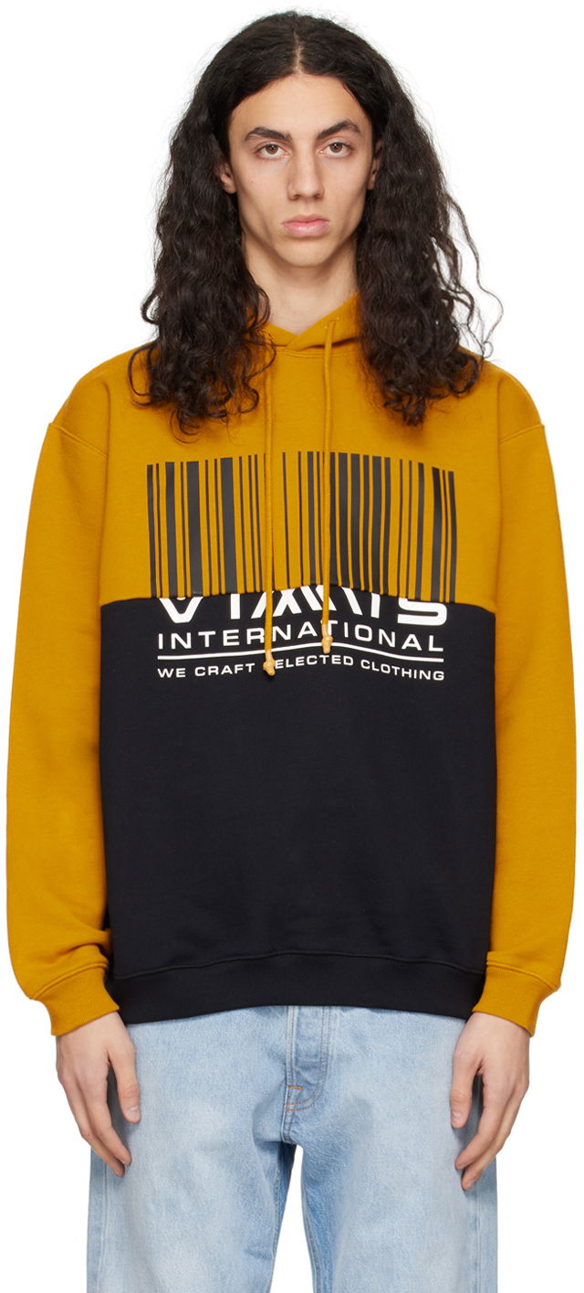 Світшоти VETEMENTS VTMNTS International Graphic Print Hoodie Жовтий | VL16HD600M
