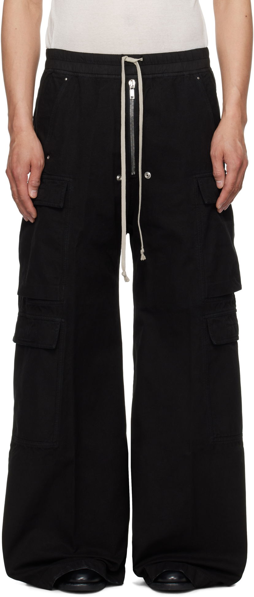 Штани карго Rick Owens Rick Owens DRKSHDW Hollywood Double Cargo Jumbo Belas Pants чорний | DU01E3398 CVS