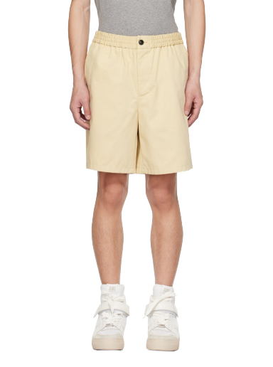 Шорти AMI Elasticized Shorts бежевий | HSO303.CO0020